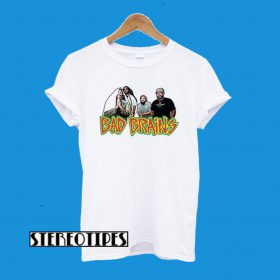 Bad Brains Hardcore Punk Band Retro T Shirt Stereotipes