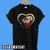Ashes Dia de los Muertos Couple Day of the Dead Sugar Skull Lovers T-Shirt