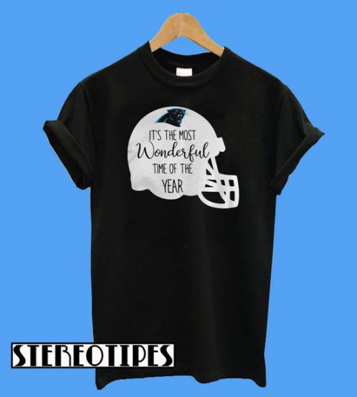 Carolina Panthers It’s The Most Wonderful Time Of The Year T-Shirt