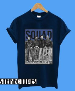 Freddy Jason Michael Myers and Leatherface Squad T-Shirt