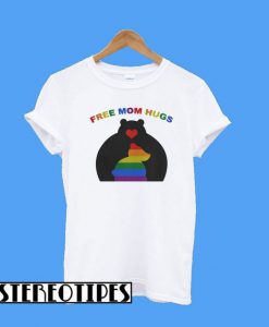Free Mom Hugs Mama Bear LGBT Bear T-Shirt