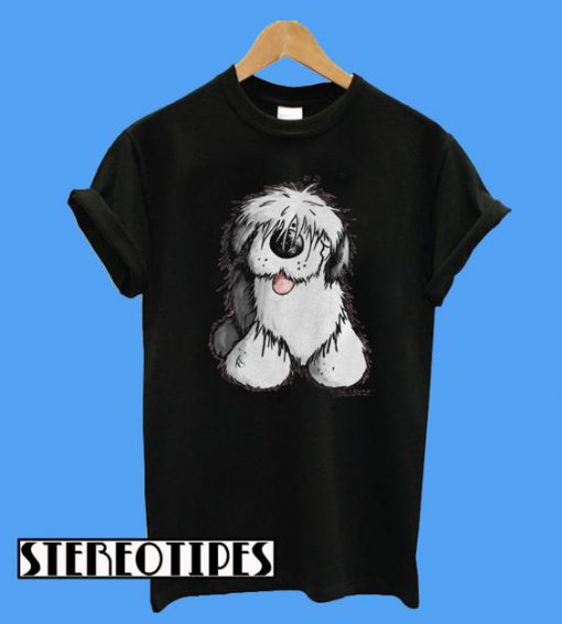 Happy Old English Sheepdog T-Shirt