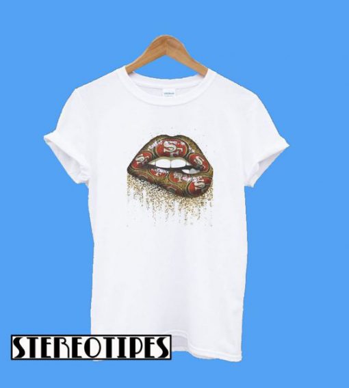 San Francisco 49ers Lips T-Shirt