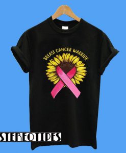 Sunflower Breast Cancer Warrior T-Shirt