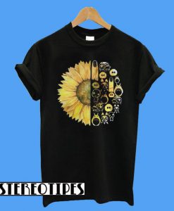 Sunflowers and Studio Ghibli T-Shirt