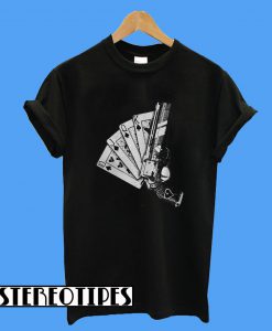 Cards Vegas Casino 10JQKA Guns T-Shirt