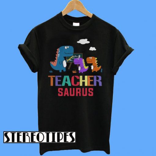Teacher Saurus Cooling Jobs T-Shirt