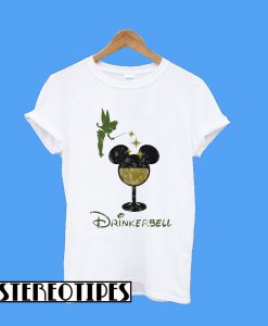 Tinkerbell Drinkerbell Wine Glass T-Shirt