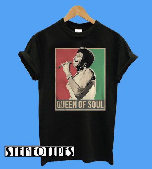 Vintage Aretha We Love You Queen Of Soul Aretha Franklin T-Shirt