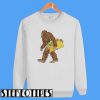 Bigfoot carrying Taco Sweatshirt