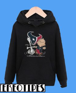 Charlie Brown and Snoopy Houston Texans Hoodie