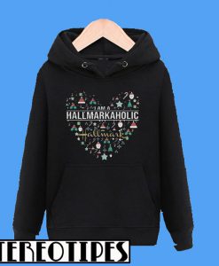 Christmas Heart I Am Hallmarkaholic Hoodie