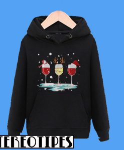 Drink Wine Christmas Hoodie