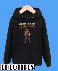 Gritty Philly Mascot No One Likes Me I Don’t Care Hoodie