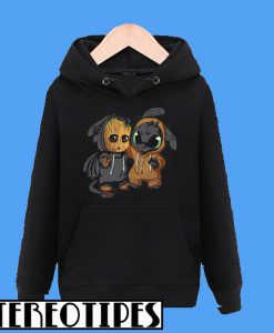 Groot And Toothless Hoodie