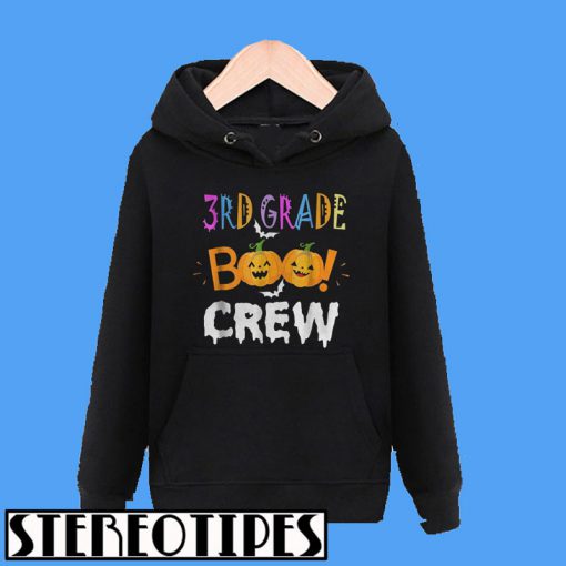 Halloween 3rd Grade Funny The Boo Crew Hoodie