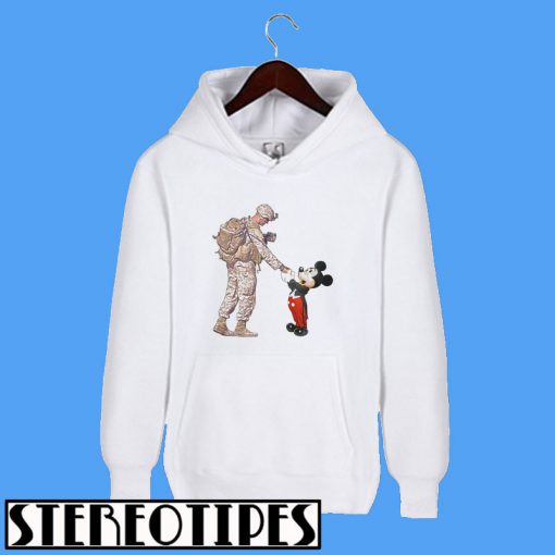 Thankful Veteran Disney Mickey Mouse Hoodie