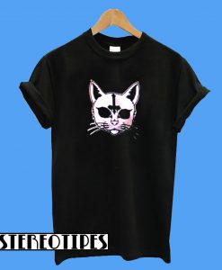 Cat Upside Down Cross T-Shirt