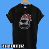 Christmas Rhinestone Jack Skellington with Santa Hat Classic T-Shirt