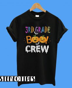 Halloween 3rd Grade Funny The Boo Crew T-Shirt