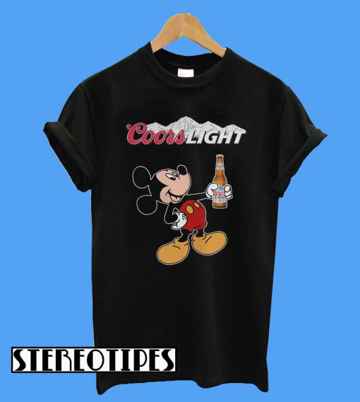 Mickey Mouse Coors Light T-Shirt