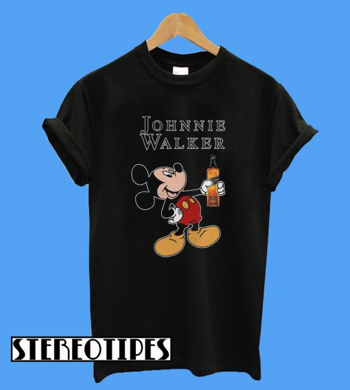 Mickey Mouse Johnnie Walker T-Shirt