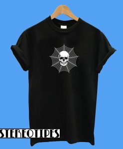 Skull Head Cobweb T-Shirt