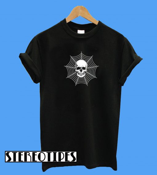 Skull Head Cobweb T-Shirt