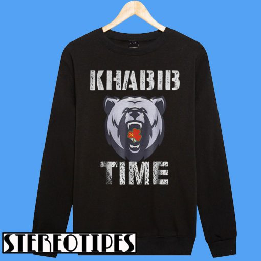 Khabib Time Bear Sweatshirt