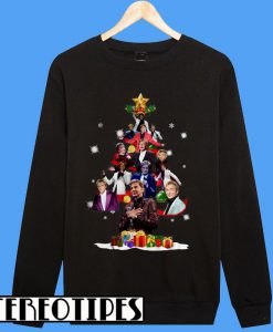 Barry Manilow Christmas Tree Sweatshirt