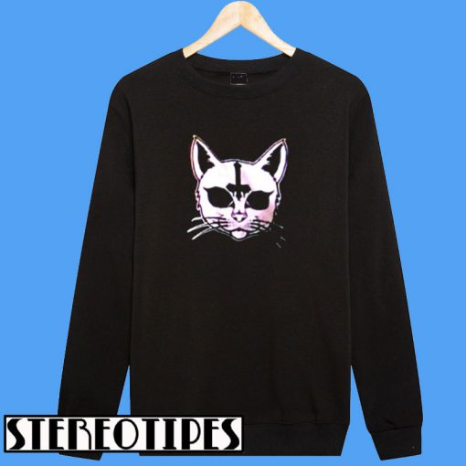 Cat Upside Down Cross Hoodie