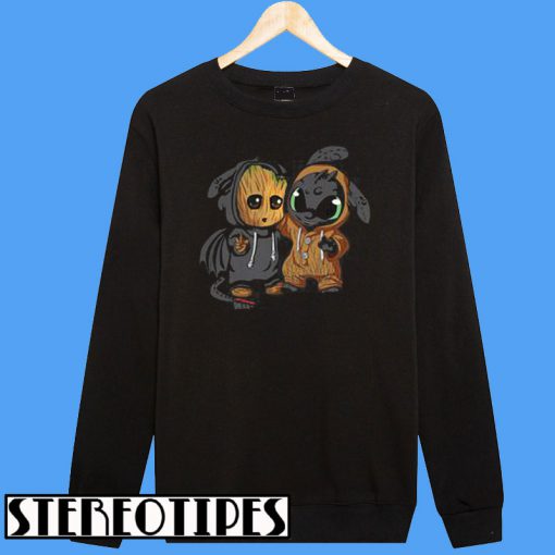 Groot And Toothless Sweatshirt