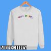 Non Merci Colorful Sweatshirt