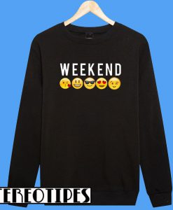 Weekend Emoji Sweatshirt
