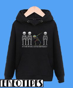 Autism Dabbing Skeleton It’s Ok To Be a Little Different Hoodie
