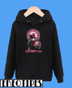 Captain Deadpool Spiderman Alabama Crimson Tide Hoodie