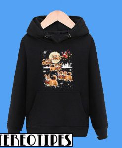 Corgis Reindeer Christmas Dog Lovers Hoodie