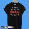 All Hearts Come Home For Christmas Ugly T-Shirt