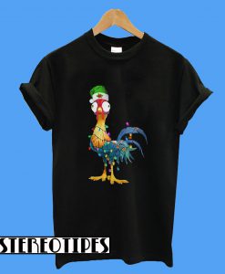 Chicken Hei Hei light Christmas T-Shirt