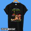 Dachshund Behind Good Woman Christmas Dog Lovers T-Shirt