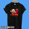 Baby Deadpool And Mickey Mouse T-Shirt