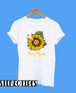 Dog Mom Flower T-Shirt