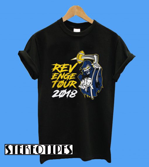 Michiga Revenge Tour 2018 Football T-Shirt