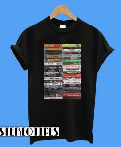 Old School Hip Hop Cassette Tape T-Shirt