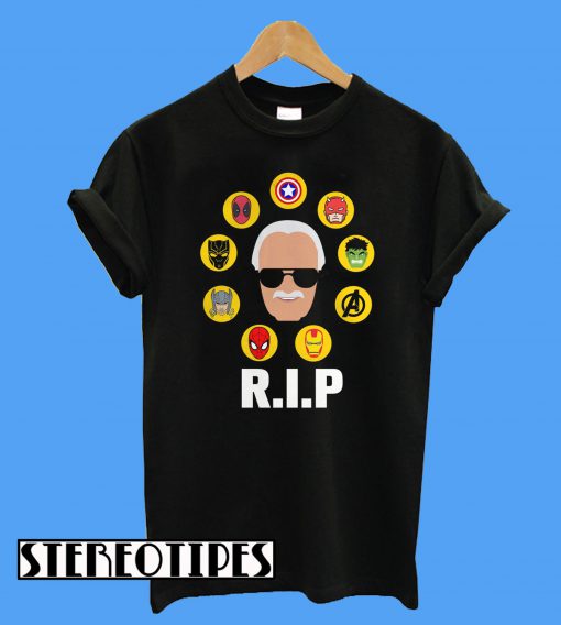 Rip Stan Lee 1922-2018 Bye My Hero's T-Shirt