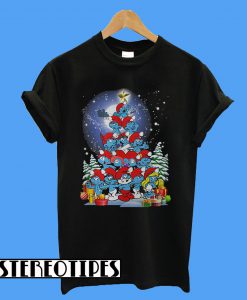 Smurfs Tree Ugly Christmas T-Shirt