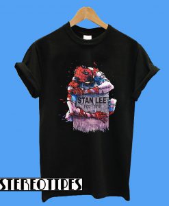 Spiderman Hug Stan Lee Rip 1922 -2018 T-Shirt