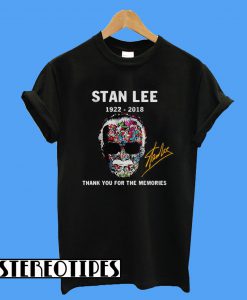 Stan Lee 1922 2018 Thank You For The Memories T-Shirt