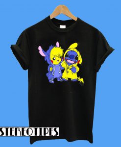 Stitch and Pikachu T-Shirt