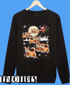 Corgis Reindeer Christmas Dog Lovers Sweatshirt